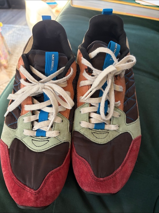 Merrell Other - Merrell Men's Multi-Color Lace-Up Sneakers - Red, Green, Blue, Brown